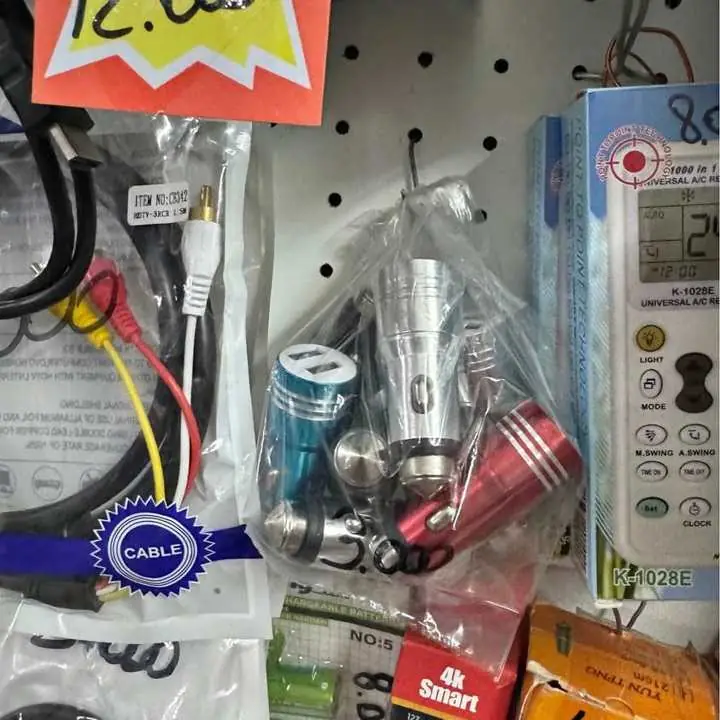 Cargador 12v para auto