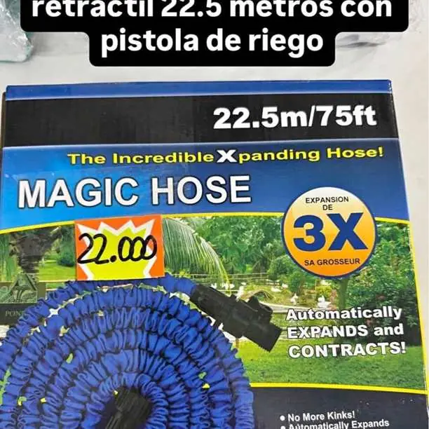 Manguera retráctil de 22.5 metros