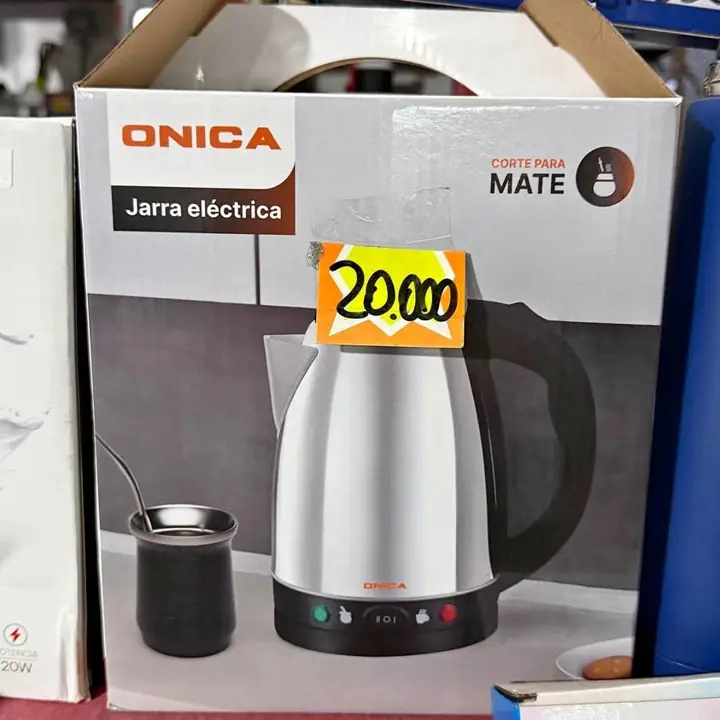Pava eléctrica con corte de mate