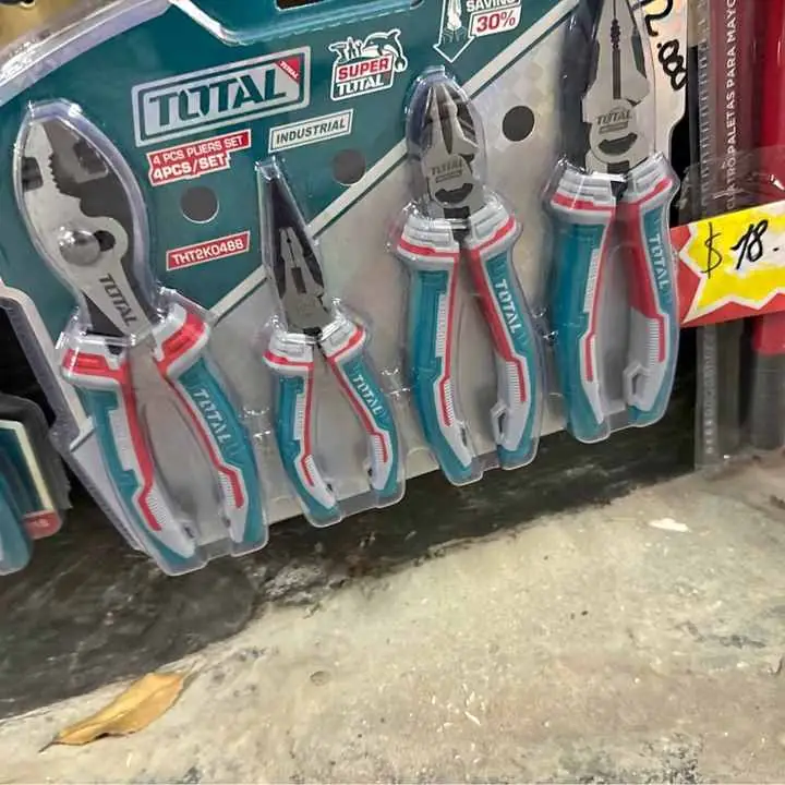 Set de 4 pinzas total