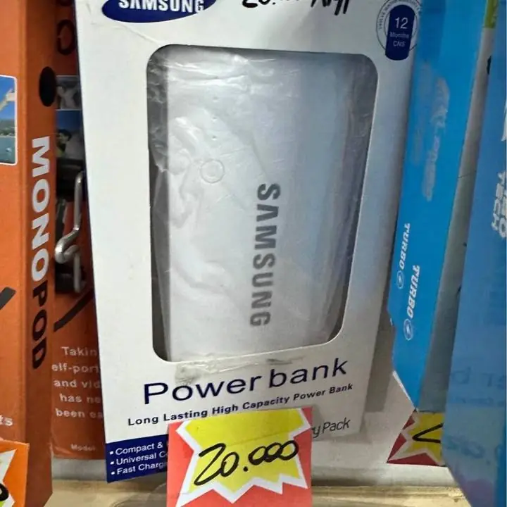Cargador portátil 20 mil mha
