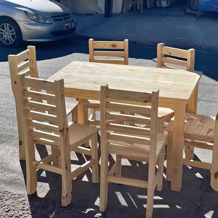 Hermoso combo de mesa mas sillas reforzadas