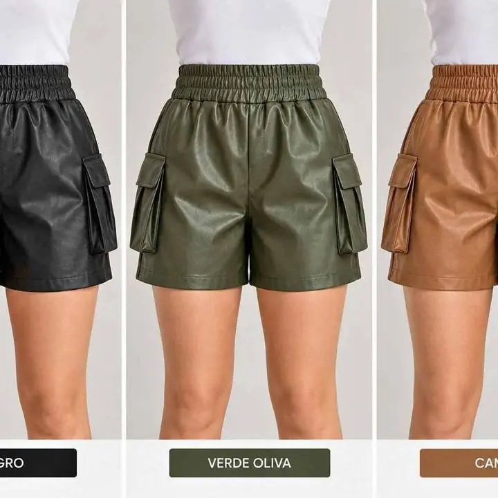 Shorts cargo de bengalina venta por mayor y unidad