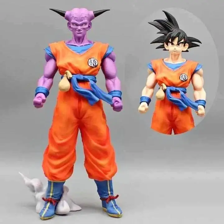 Goku / Ginyu Figura 28cm Cabeza y Brazos Intercambiables en Caja Anime Dragon Ball Z D2705