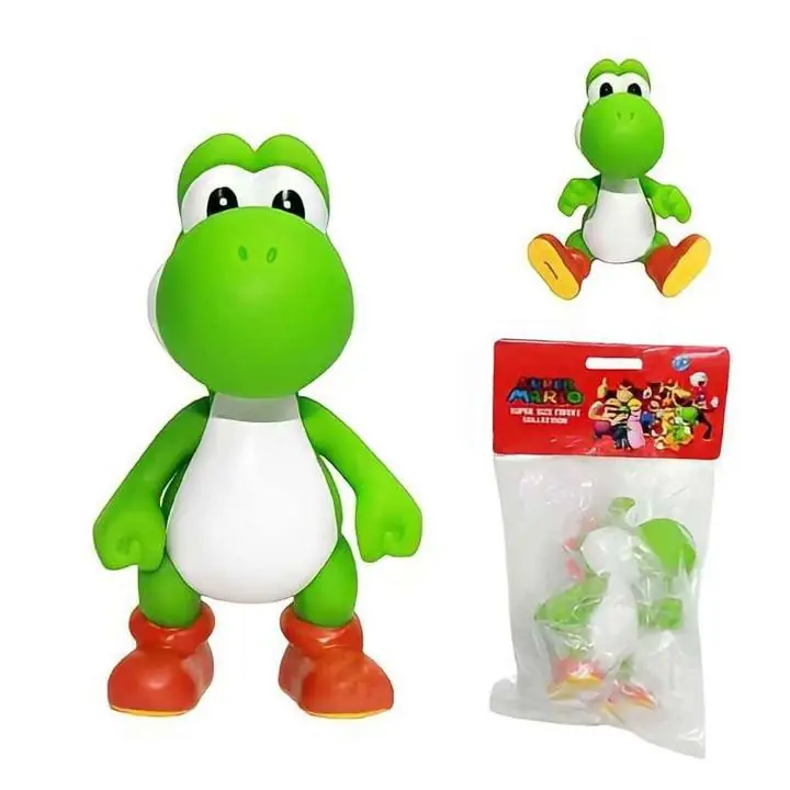 Yoshi Figura Articulada 12cm Super Mario Bros MB001