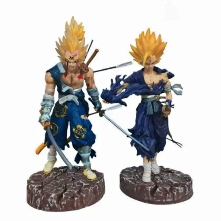 Gohan - Vegeta Samurai Ver. Set X 2 Figuras 25cm en Bolsa Anime Dragon Ball Z D3111
