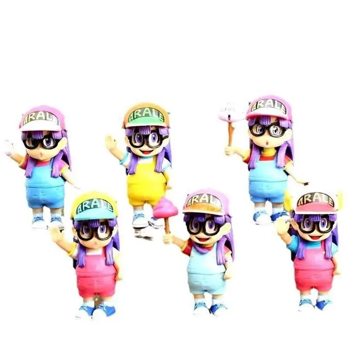 Arale Set X 6 Figuras 10cm en Bolsa Anime Doctor Slump D2783