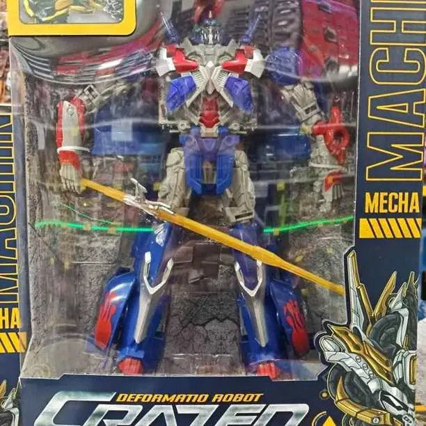 Optimus Prime Robot Transformers Camión 34cm Luz y Sonido en Caja T0132