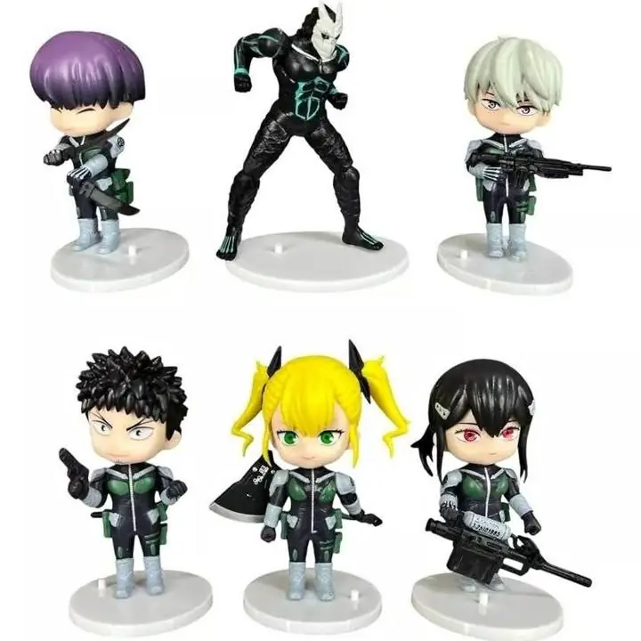 Kaiju NO.8 Set X 6 Figuras 10cm en Bolsa Anime A3878