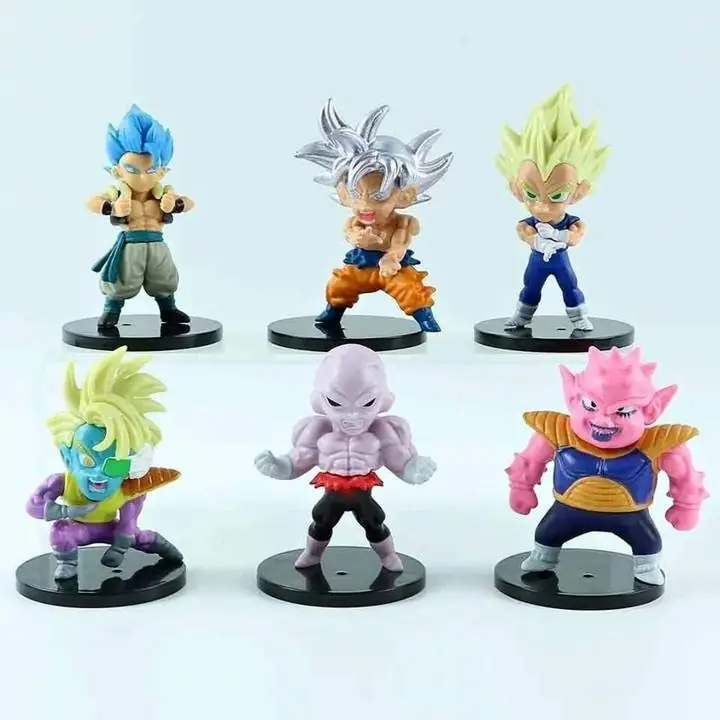 Dragon Ball Set 6 Figuras 9cm en Bolsa Anime Dodoria Giren Goku Gogeta Capitán Thouser D2037