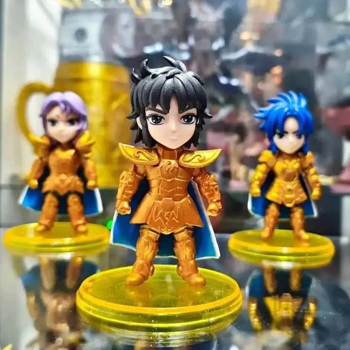 Caballeros Dorados Set X 6 Figuras 10cm en Bolsa Anime Saint Seiya S2122