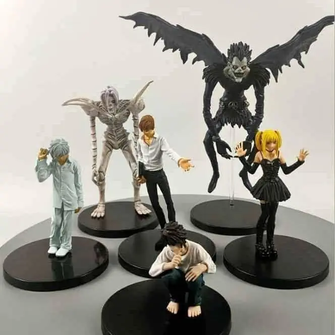 Death Note Set x6 Figuras 6-24cm en Bolsa Anime A8348