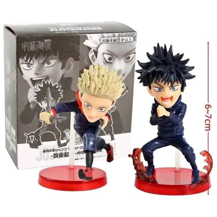 Fushiguro & Itadori Set X 2 Figuras 10cm en Caja Anime Jujutsu Kaisen J3912