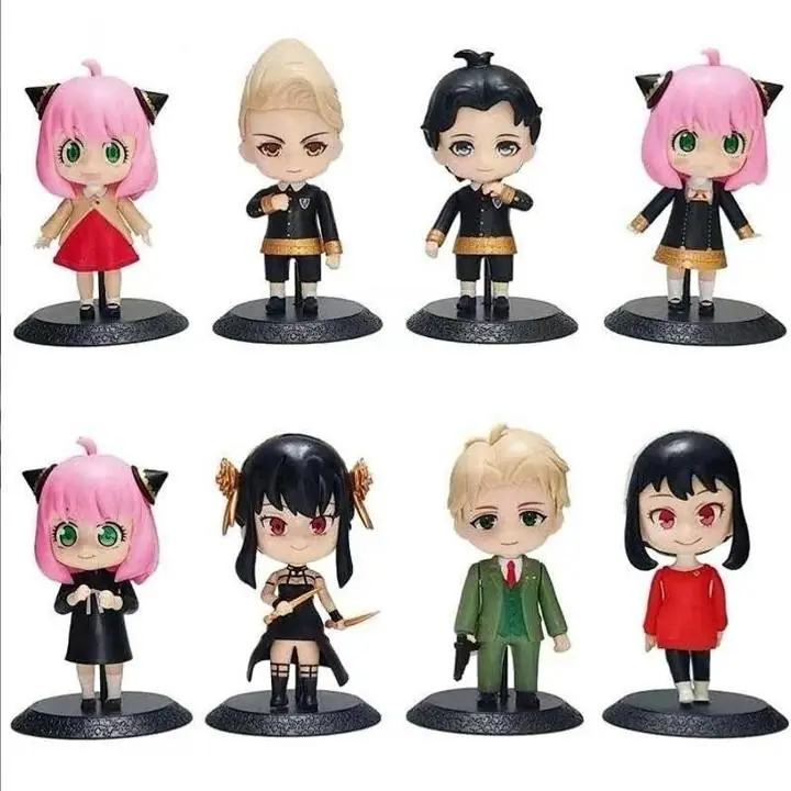 Spy X Family Set X 6 Figuras 10cm en Bolsa Anime S1656