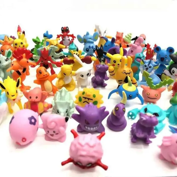 Pack 200 Figuras Set Anime Pokémon Surtidas - 4-6cm - Colección Completa P8911