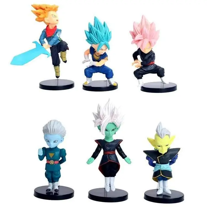 Dragon Ball Set X 6 figuras 8cm en Bolsa Anime Dragon Ball Super D3064