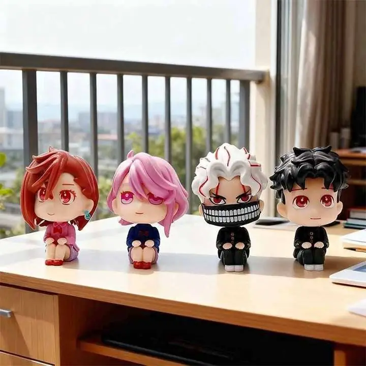 Momo Okarun Set X 4 Figuras 11cm Look Up en Bolsa Anime Dan Da Dan A5179