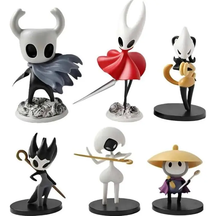 Hornet - Knight - Shakra Set X 6 Figuras 7-16cm en Bolsa Videojuego Hollow Knight G5040