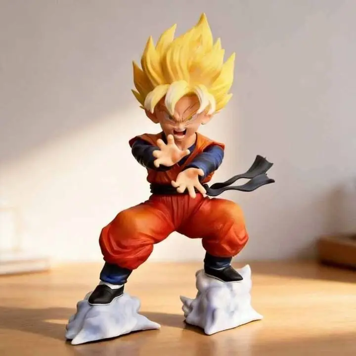 Figura Anime Dragon Ball Z Son Goten Super Saiyan 19cm con Caja D5146