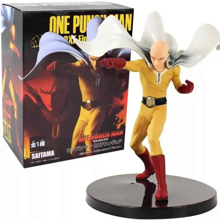 Saitama Figura 19cm en Caja Anime One Punch Man A2754