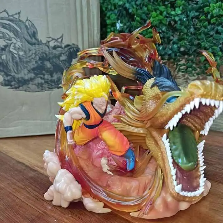 Goku SSJ 3 ¡La explosión del Puño del Dragón! Figura 27cm en Caja Anime Dragon Ball Z D3670