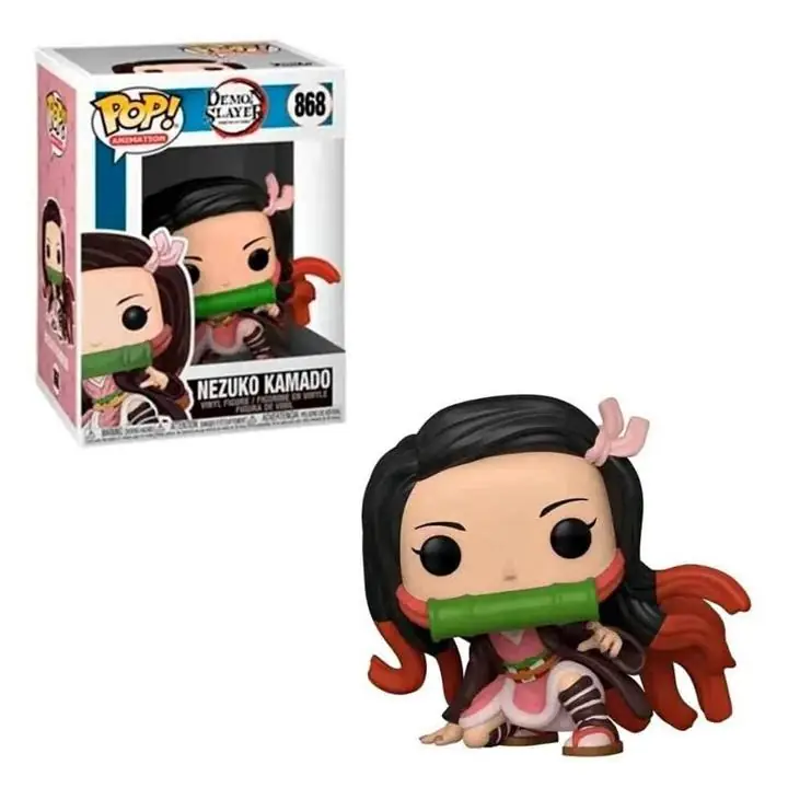 Nezuko Figura Pop! 10cm en Caja (No Funko) Anime Demon Slayer K0002