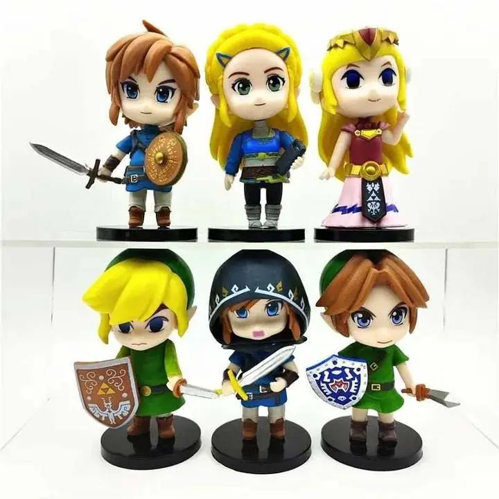 Leyenda de Zelda Set X 6 Figuras 10cm en Bolsa Videojuegos Nintendo G2671