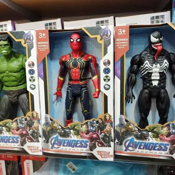Vengadores Figuras 30cm C/Luz y Sonido | Capitán América / Iron / Venom /Titan MV031