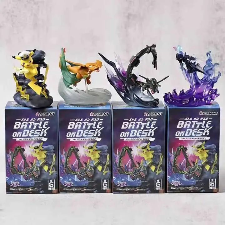 Pikachu - Charizard - Rayquaza - Ceruledge Set X 4 Figuras 7cm en Caja Anime Pokémon M5011