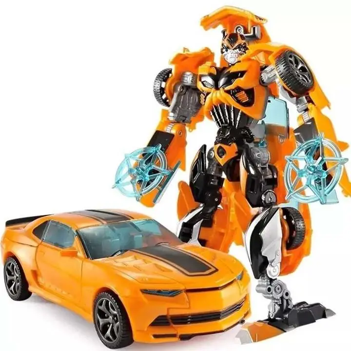 Bumblebee Figura Robot 20cm en Caja Transformers Auto Camaro 17cm T8752