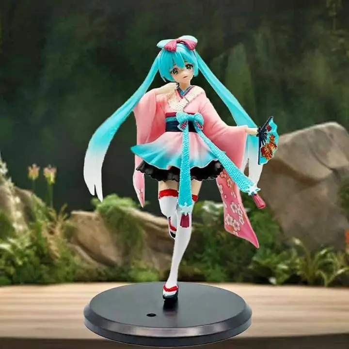 Hatsune Miku Kimono Ver. Figura 19cm en Bolsa Anime Vocaloid M4849