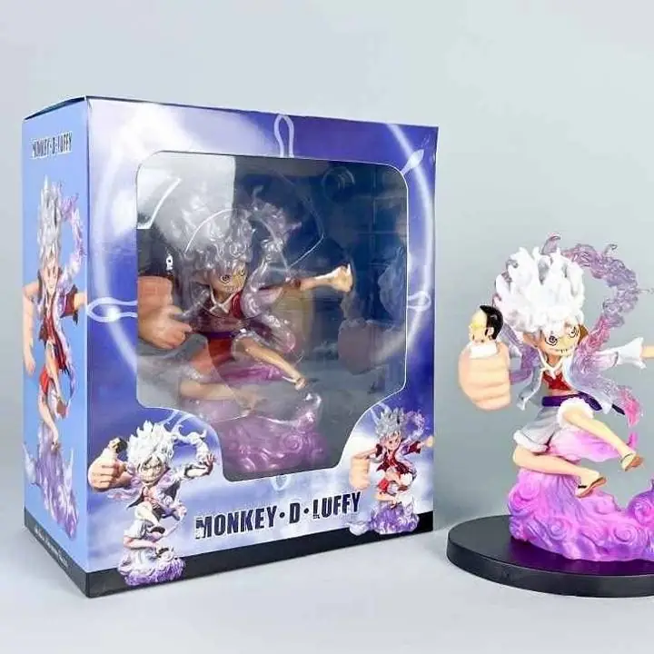 Monkey D. Luffy Gear 5 Figura 15cm en Caja Anime One Piece L3588