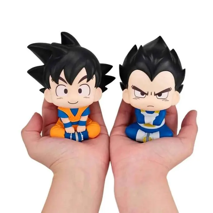 Goku y Vegeta Set X2 Figuras 8cm en Bolsa Chibi Anime Dragon Ball Daima D4536