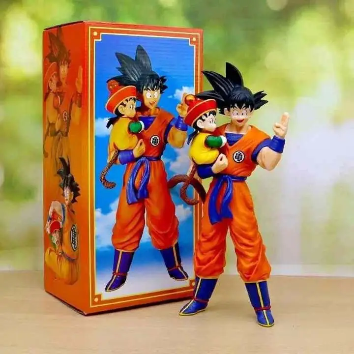 Goku y Gohan Bebé Figura 30cm en Caja Anime Dragon Ball Z D8117