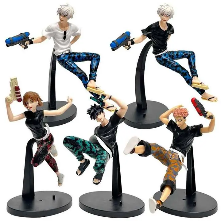 Itadori Gojo Megumi kugisaki Set X 6 Figuras 19cm en Bolsa Anime Jujutsu Kaisen J4794