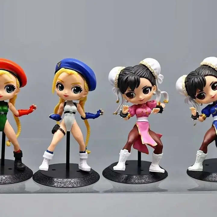 Cammy & Chun Lee Set X 4 Figuras 15cm en Bolsa Videojuego Street Fighter V3744