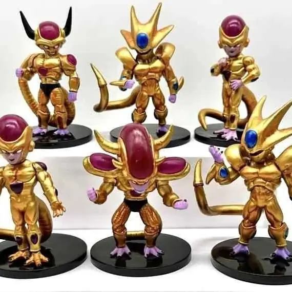 Golden Freezer - Cooler Set X 6 Figuras 10cm en Bolsa Anime Dragon Ball Super D2910