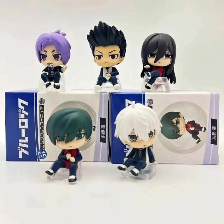 Nagi Reo Barou Rin Aryu Set X 5 Figuras 5cm en Caja Anime Blue Lock A4644