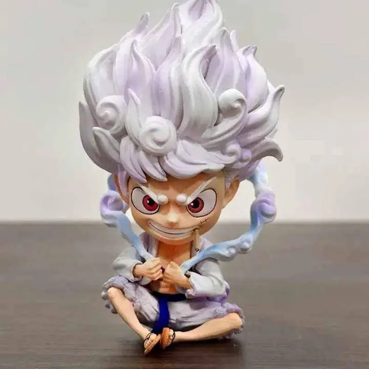 Luffy Gear 5 Cabezon Figura 13cm en Bolsa Anime One Piece L2609