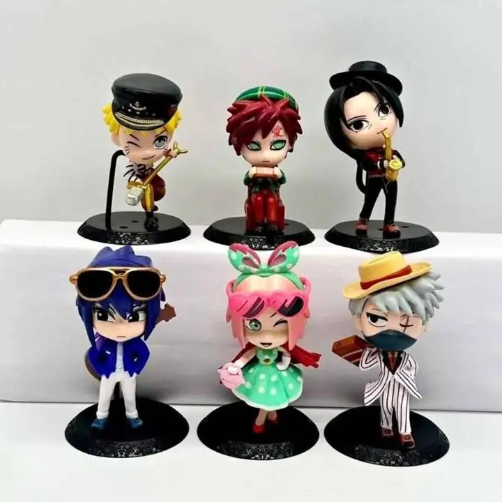 Naruto Set X 6 Figuras 11cm Outfit Alternativo en Bolsa Anime N5347