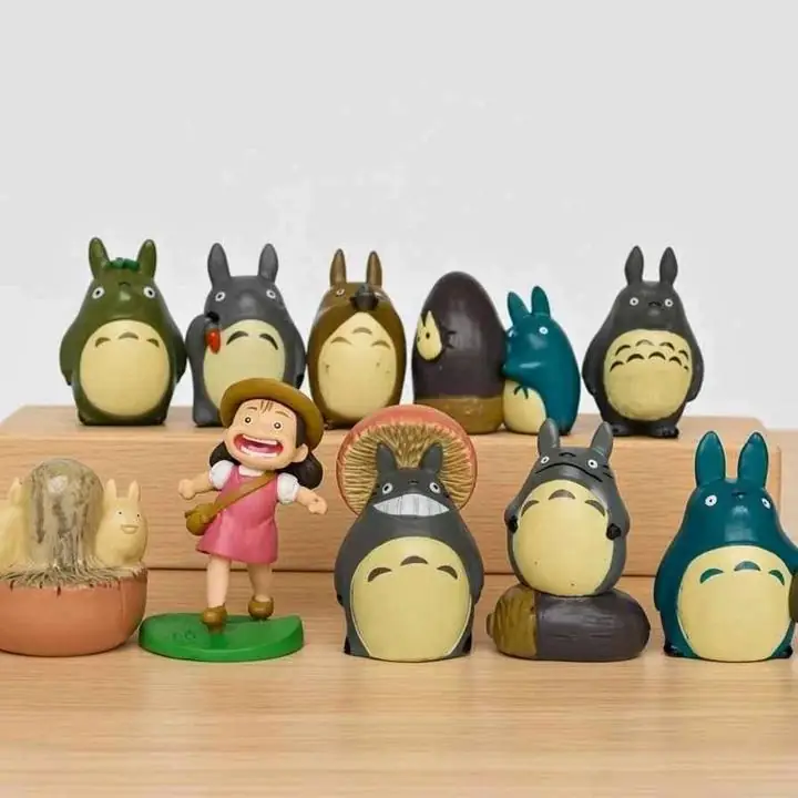 Mei Kusakabe Set X 10 Figuras 3-5cm en Bolsa Anime Totoro A3632