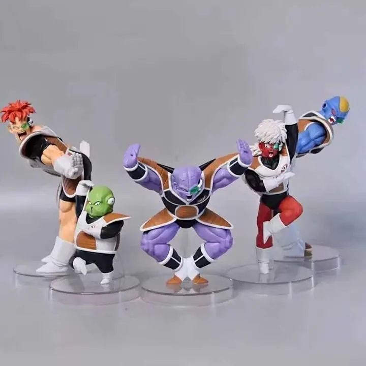 Ginyu Guldo Recoome Burter Jeice Set X 5 Figuras 7-11cm en Caja Anime Dragon Ball Z A5413