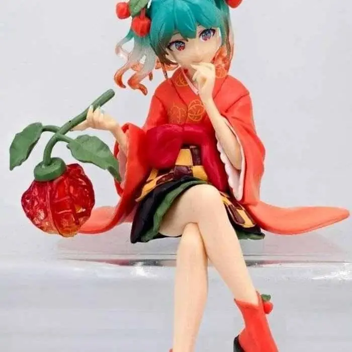 Figura Hatsune Miku Flower Fairy Winter Cherry Noodle Stopper 15.5cm en Bolsa Anime M5228