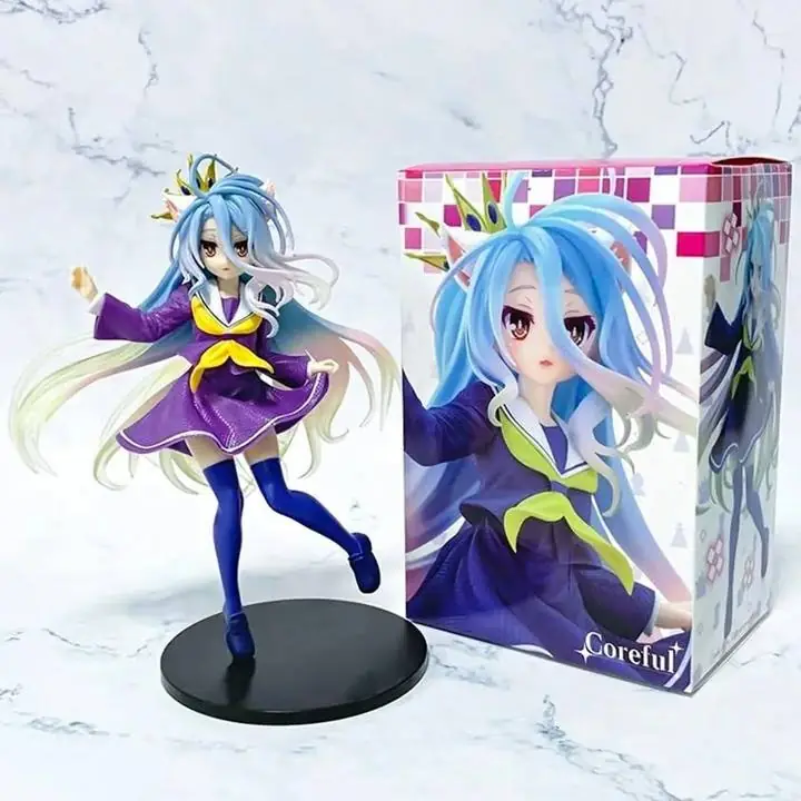 Shiro Figura 18cm en Caja Anime No Game No Life A4241