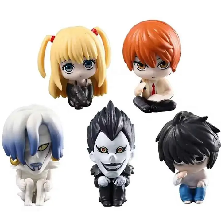 Light L Misa Ryuk Rem Set X 5 Figuras 4cm en Bolsa Anime Death Note A4546