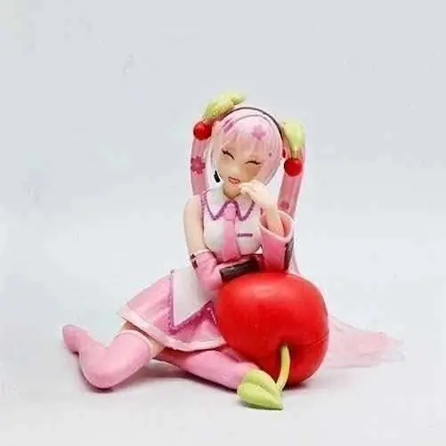 Sakura Miku con un Almohada de cereza Figura 12cm en Bolsa Anime Vocaloid M4549