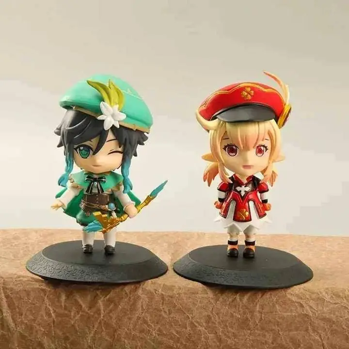 Venti & Klee Set X 2 Figuras 10cm en Bolsa Anime Genshin Impact G2304