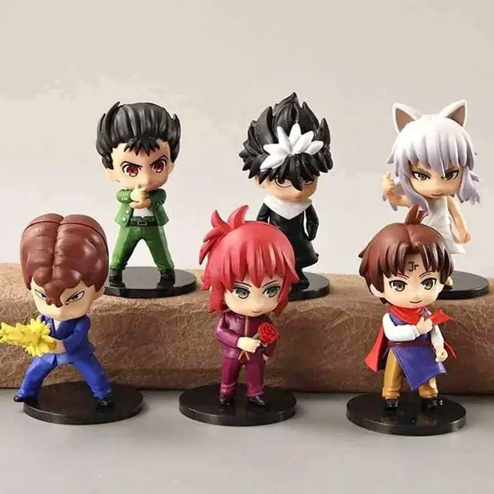 YuYu Hakusho Set X 6 Figuras 10cm en Bolsa Anime A1551