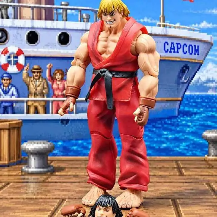 Ken Figura de Acción 17cm en Bolsa Videojuego Street Fighter 2 G4990