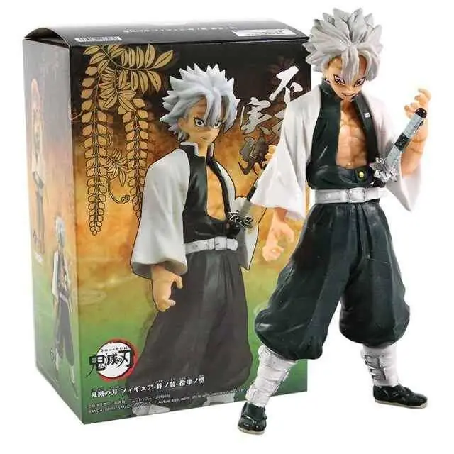 Sanemi Shinazugawa Figura 16cm Pilar Viento en Caja Kimetsu Demon Slayer Anime K0028